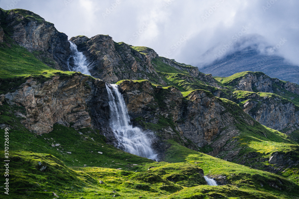 Waterfall in the mountains