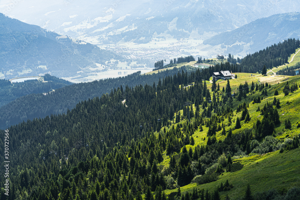 Landscape in the Alps, Austria, Zell-am-See