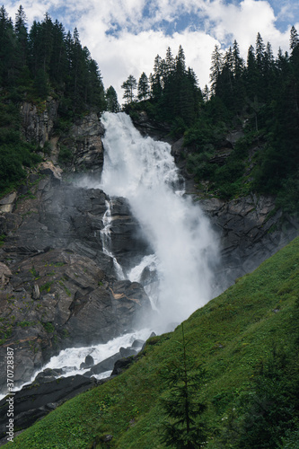 Krimml waterfall  Austria  Alps