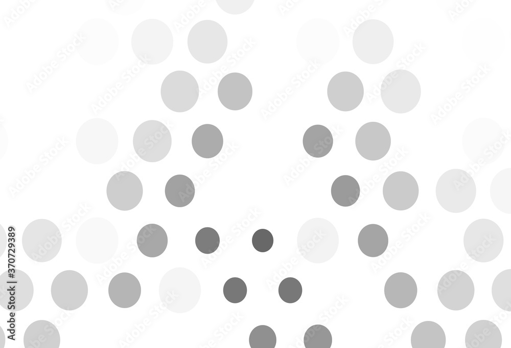Light Silver, Gray vector texture with disks.