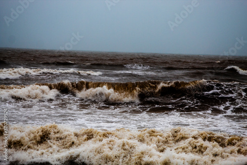 Tormenta en el mar.