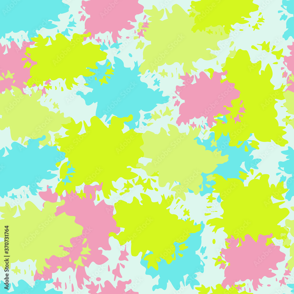 seamless vector colorful abstract pattern