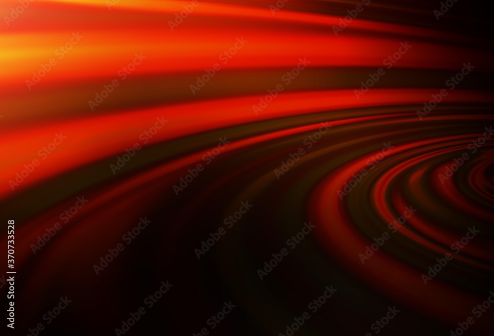 Dark Orange vector pattern with lava shapes. Dark Orange vector pattern with lava shapes.