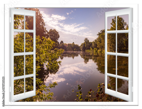 views of the pond