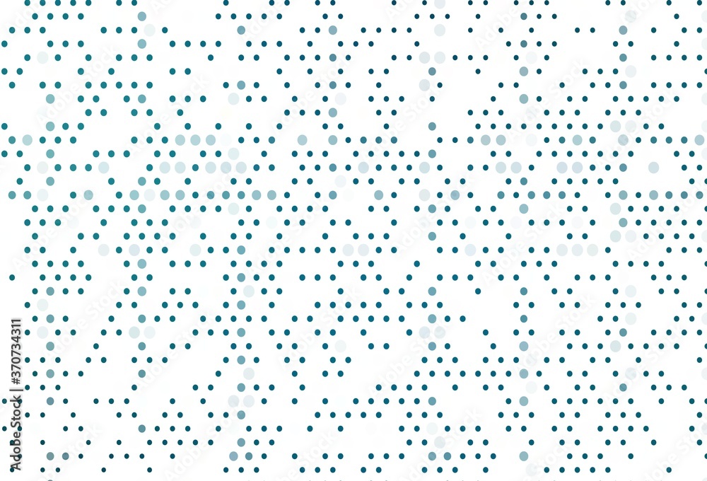 Light BLUE vector background with bubbles.