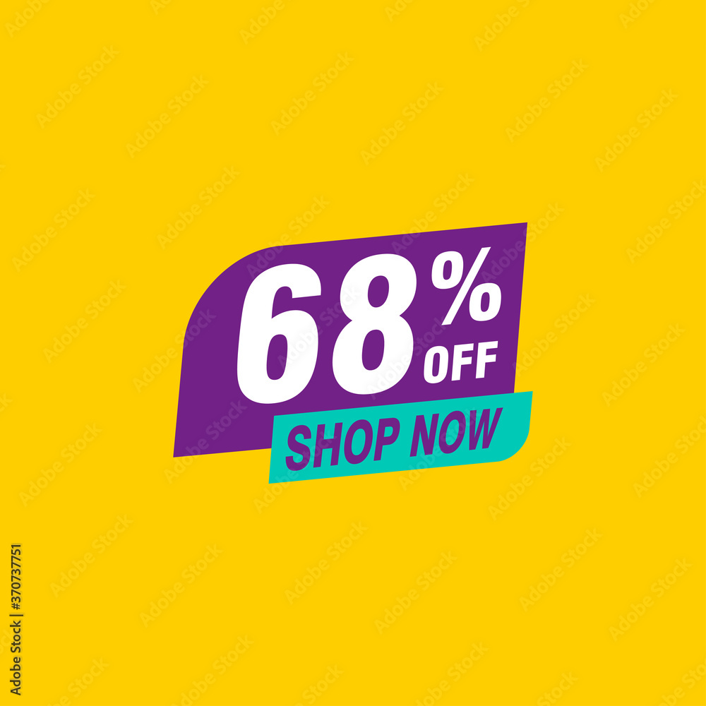 68 discount, Sales Vector badges for Labels, , Stickers, Banners, Tags, Web Stickers, New offer. Discount origami sign banner 68 discount, Sales Vector badges for Labels, , Stickers, Banners, Tags, Web Stickers, New offer. Discount origami sign banner