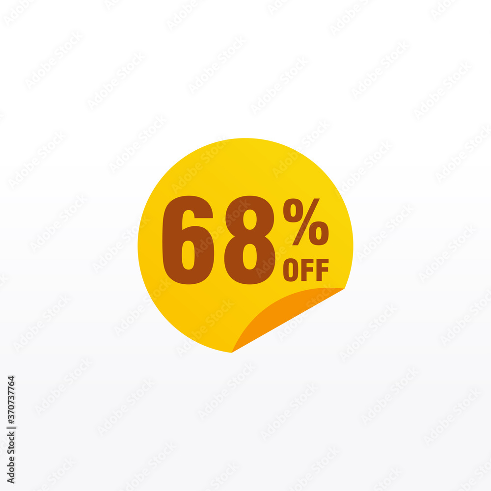 68 discount, Sales Vector badges for Labels, , Stickers, Banners, Tags, Web Stickers, New offer. Discount origami sign banner 68 discount, Sales Vector badges for Labels, , Stickers, Banners, Tags, Web Stickers, New offer. Discount origami sign banner