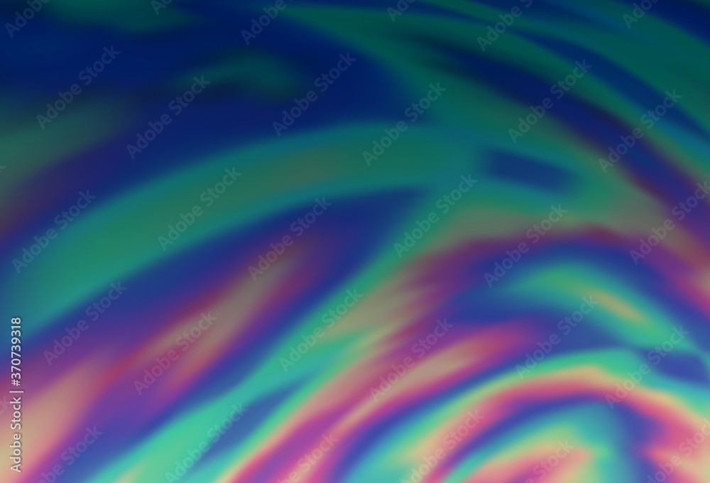 Obraz premium Light BLUE vector blurred and colored pattern.