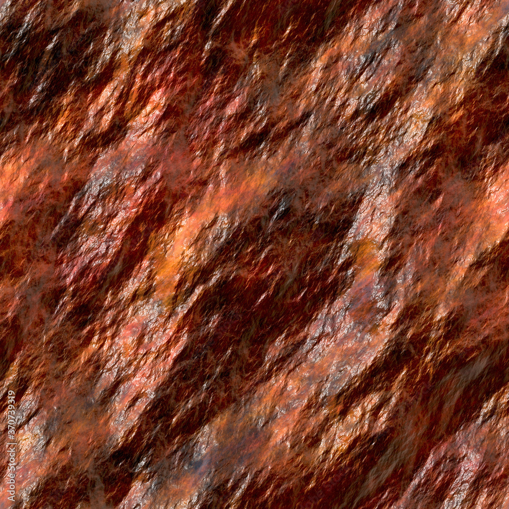 Wet Rock Seamless Texture, computer generated