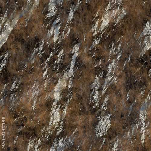 Obraz na płótnie Wet Rock Seamless Texture, computer generated w salonie