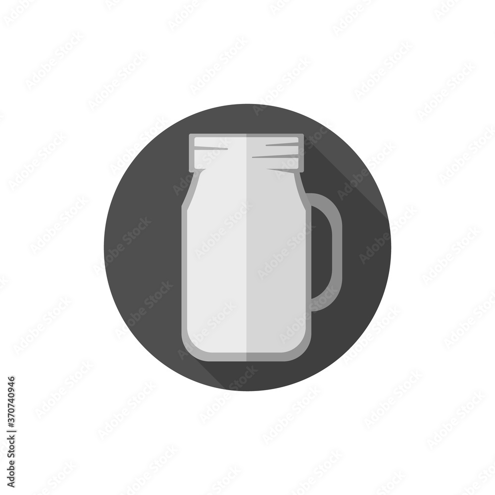Flat design mason jar Flat design mason jar