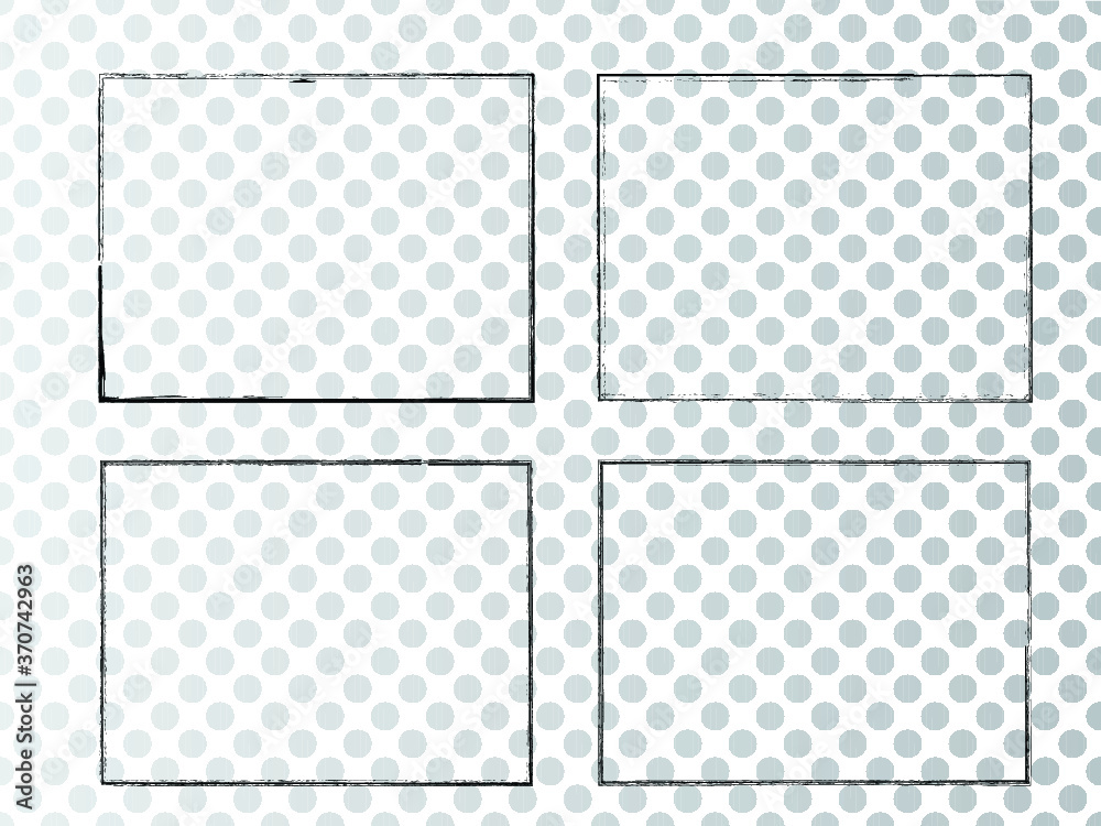 Vector Frames. rectangles for image. distress texture . Grunge Black and White borders isolated on the transparent background . Dirt effect . Vector Frames. rectangles for image. distress texture . Grunge Black and White borders isolated on the transparent background . Dirt effect .