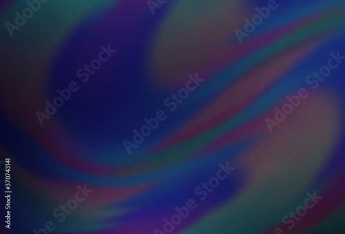 Dark BLUE vector abstract bright template. © Dmitry