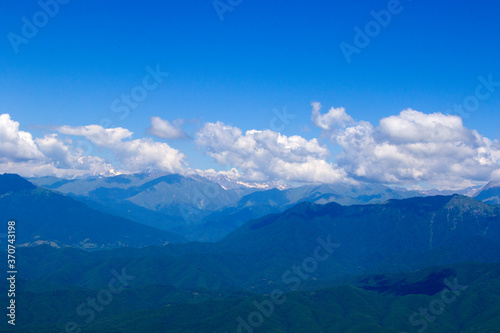 Mountains landscape and view in Racha  Georgia