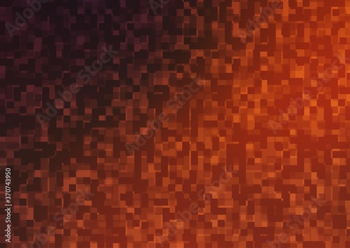 Light Orange vector pattern in square style.