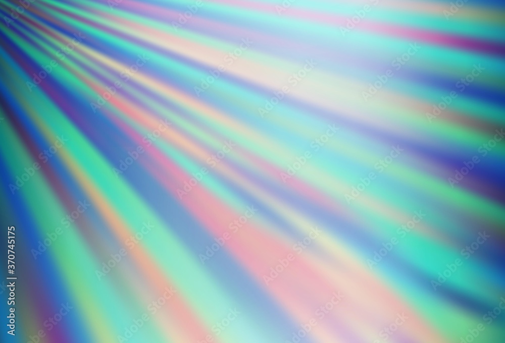 Obraz premium Light BLUE vector backdrop with long lines.