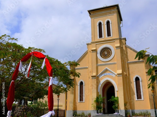 Seychelles, La Digue Island, Notre Dame de L’Assomption Church photo