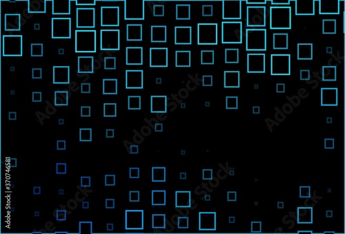 Dark BLUE vector texture in rectangular style.