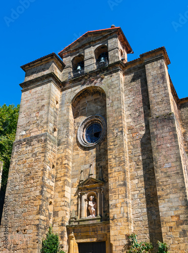 San Juan Bautista church, Pasaia San Juan or Pasai Donibane town, Jaizkibel Mountain range, Gipuzkoa province, Basque Country, Spain, Europe