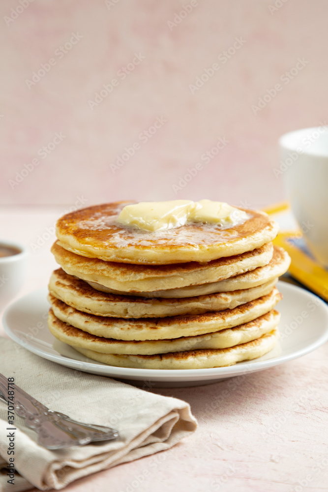 stack of pancakes on a plate stack of pancakes on a plate