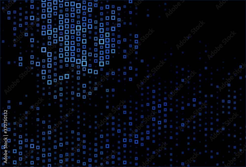 Dark BLUE vector texture in rectangular style.