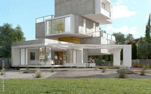 Multilevel original villa i...