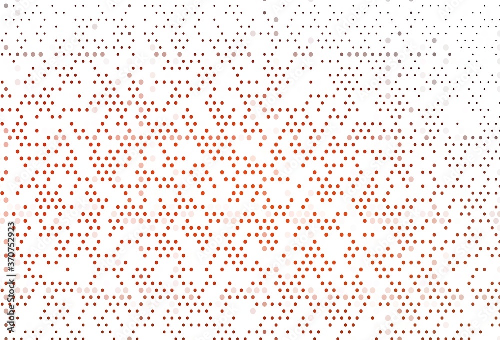 Light Red, Yellow vector backdrop with dots.