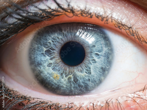 close up of human eye