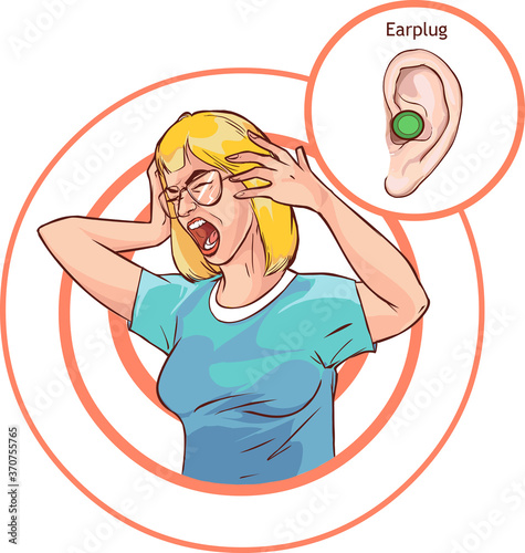 Vector - Protect you Ears and Hearing Health infographic diagram