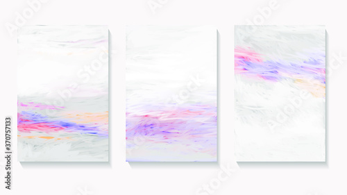 Set of three abstract backgrounds.