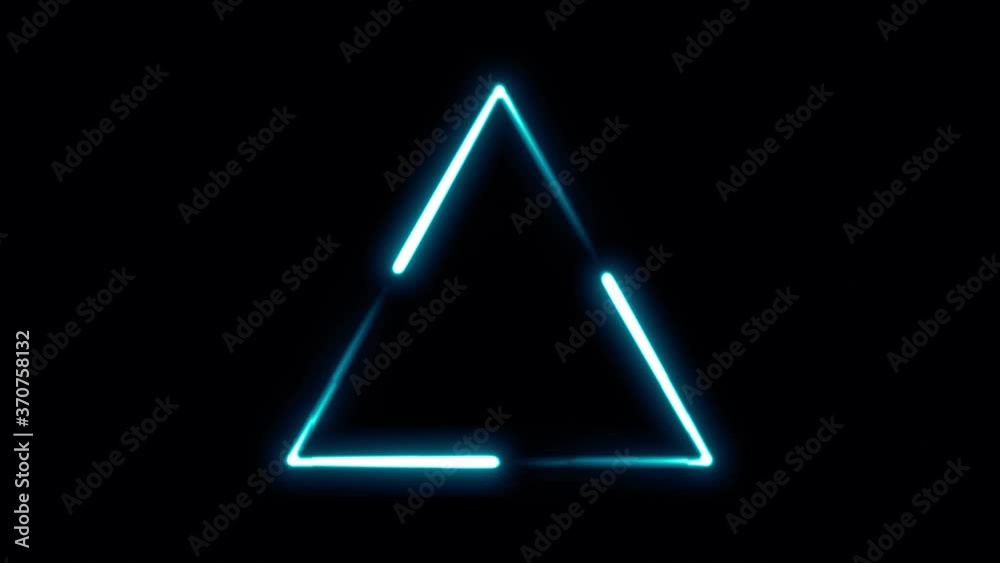 Loading Icon With Light Stroke Shapes Loading Icon With Light Stroke Shapes