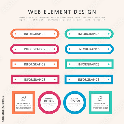 Infographics design template with place for your text. Vector illustration
