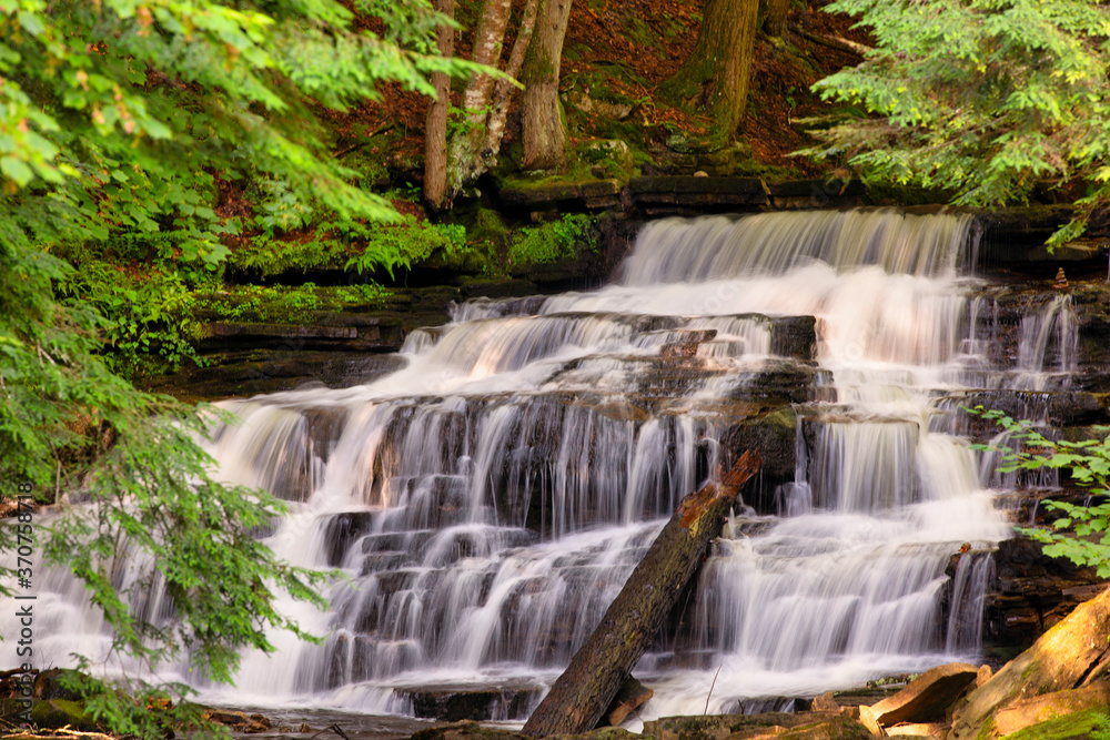 Small Waterfall in the Adirondacks of New York Small Waterfall in the Adirondacks of New York