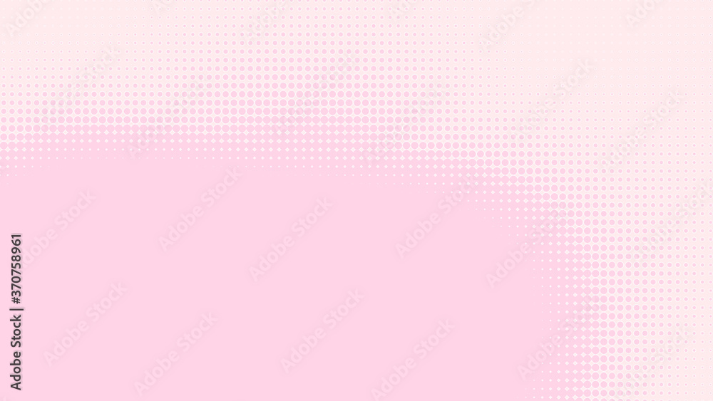 Dot pink white pattern gradient texture background. Abstract pop art halftone and retro style. Dot pink white pattern gradient texture background. Abstract pop art halftone and retro style.