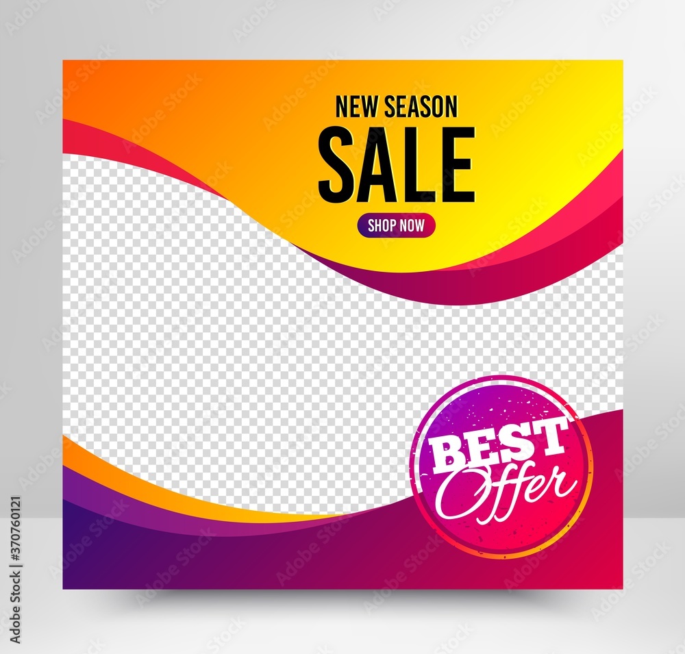 Best offer badge. Sale banner template. Discount banner shape. Sale coupon bubble icon. Social media layout banner. Online shopping web template. Best offer promotion badge. Vector