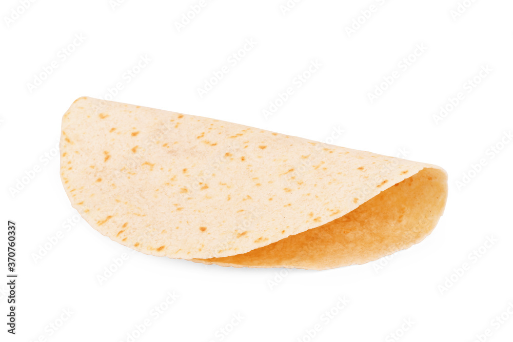 Corn tortillas on white background. Unleavened bread Corn tortillas on white background. Unleavened bread