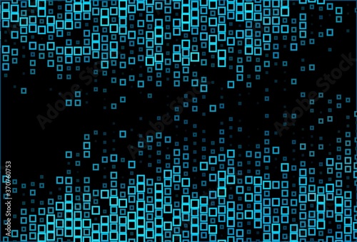 Dark BLUE vector background in polygonal style.