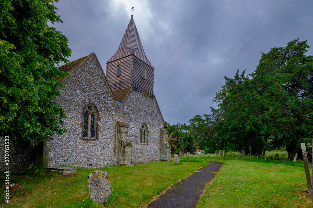 St James Church in the village of Heyshott in the South Downs National Park