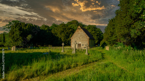 St Mary the Virgin old church in Preston Candover, Hampshire, UK