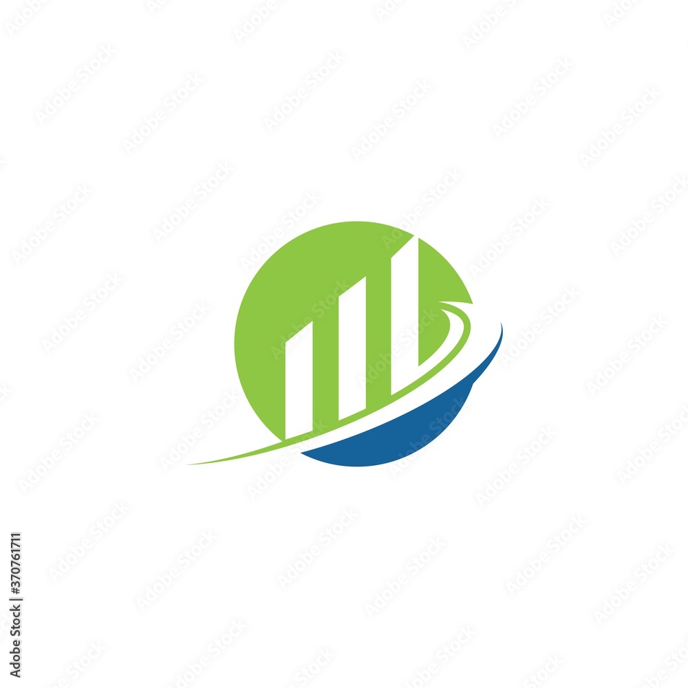 Obraz premium Business Finance professional logo template