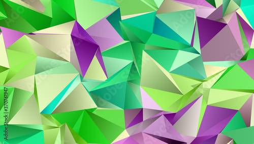 Abstract Low-Poly background. triangulated texture. Design 3d. Polygonal geometrical pattern. Triangular modern style