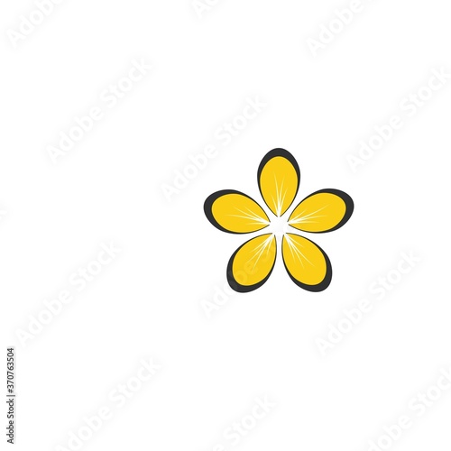 Beauty icon flowers design illustration