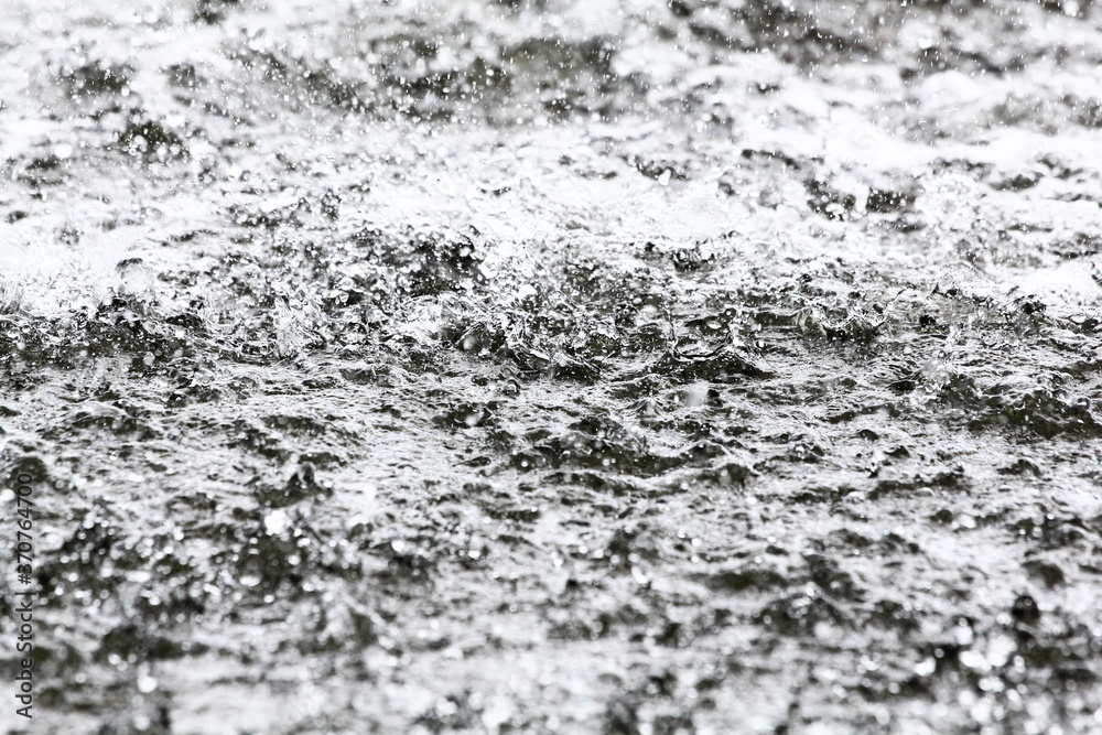 Water surface with ripples and water plants. Water surface with ripples and water plants.