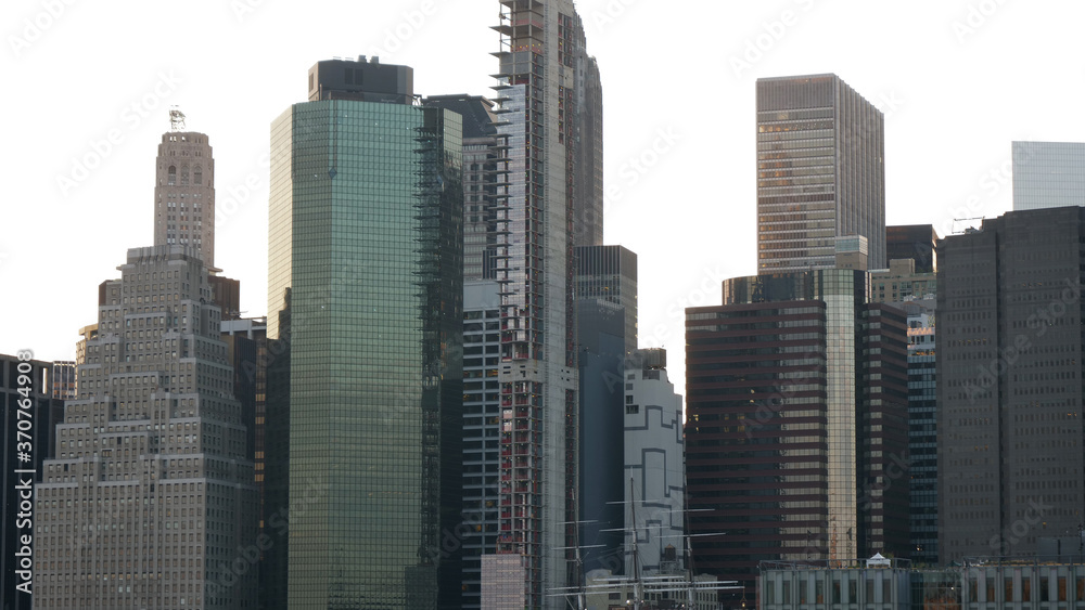 Obraz premium cityscape of lower manhattan