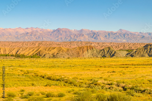 Countryside Landscape  San Juan Province  Argentina
