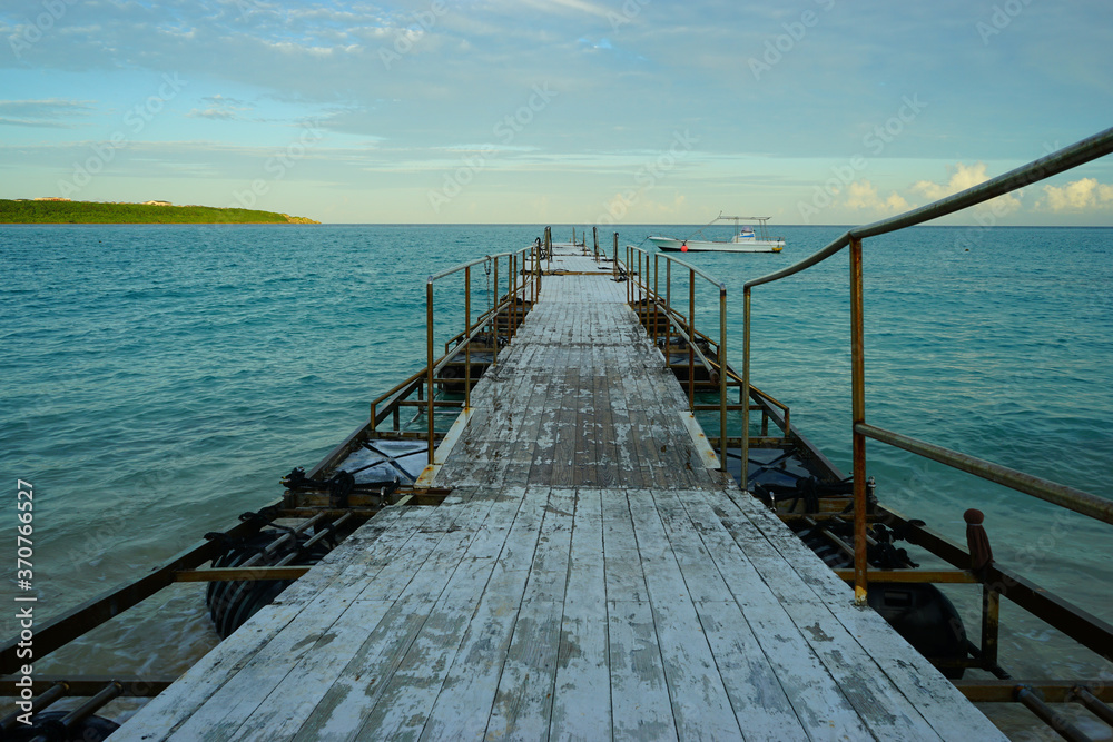 Obraz premium 2020年8月、宮古島の前浜ビーチ。沖縄県、日本。