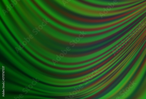 Light Green vector template with lava shapes.