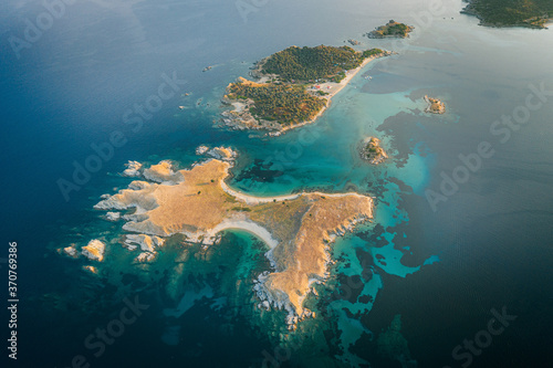 Drenia Islands (Donkey islands) near Ammouliani, Greece