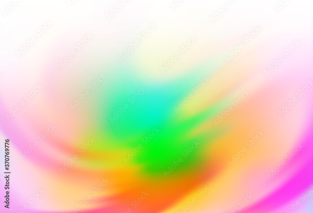 Light Multicolor, Rainbow vector abstract blurred background.