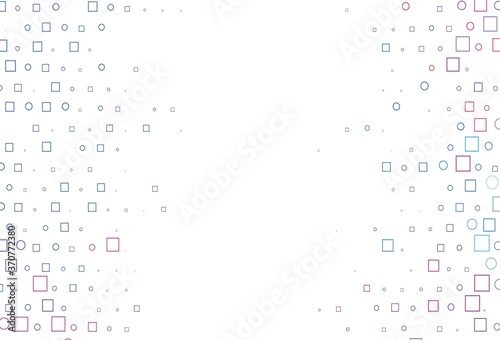 Light Blue, Red vector backdrop with dots, spots, cubes.